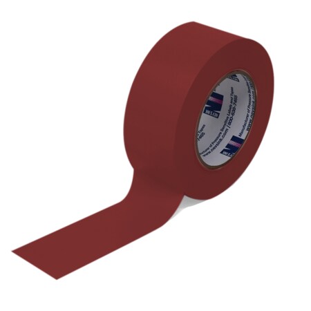 Nevs 2" wide x 60yd Dark Red Labeling Tape T-200-Dark Red